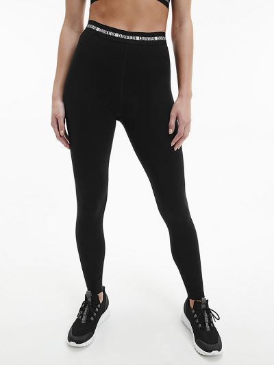 Calvin Klein Ruhák HU879770 | Calvin Klein Cotton Stretch Gym Női Leggings Fekete